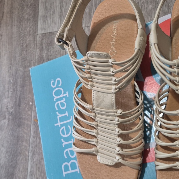 BareTraps Women's Tan Strappy‎ Sandals - Picture 2 of 7